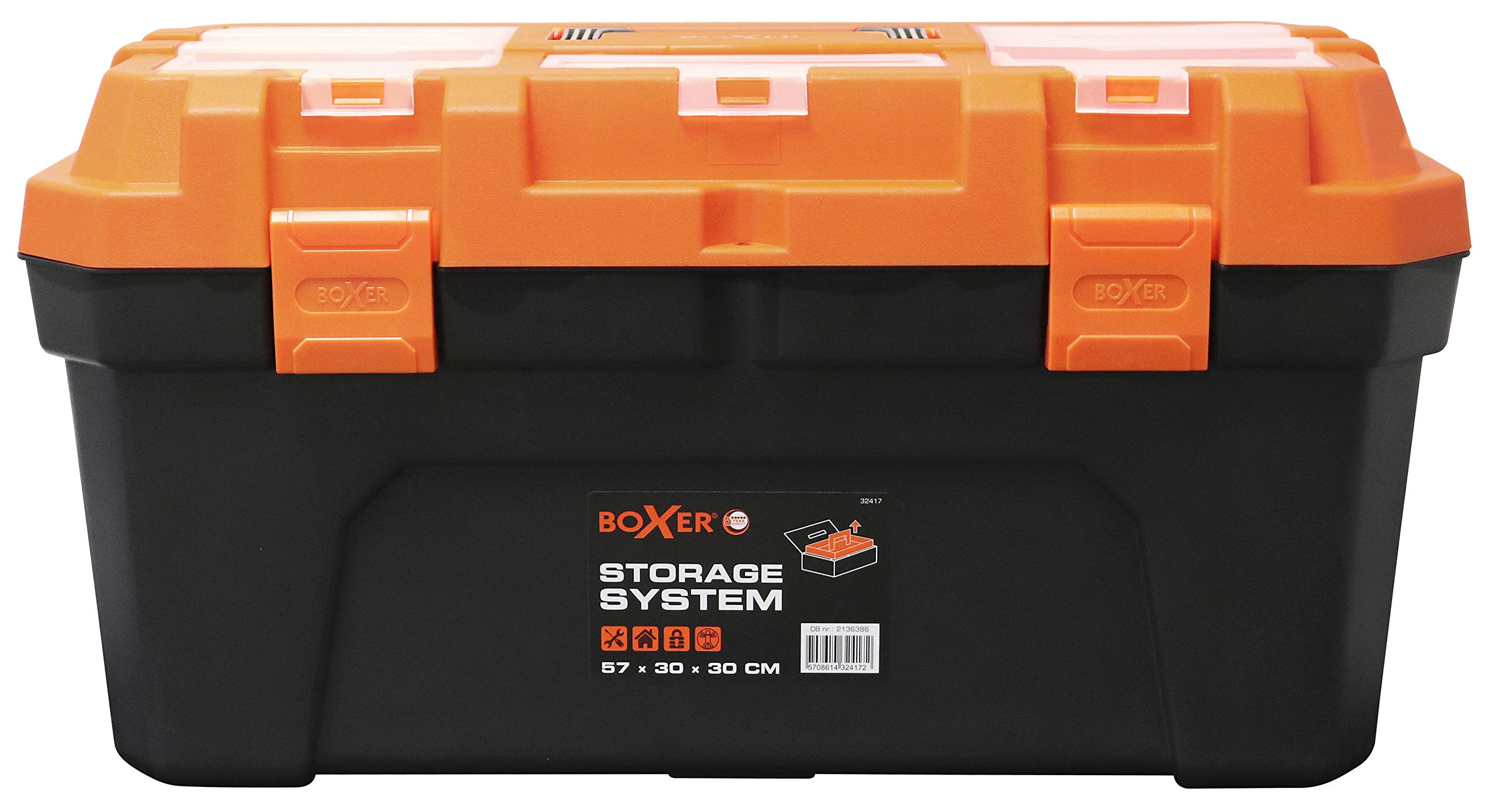 Boxer Bolsa de herramientas de plástico 22.5 pulgadas