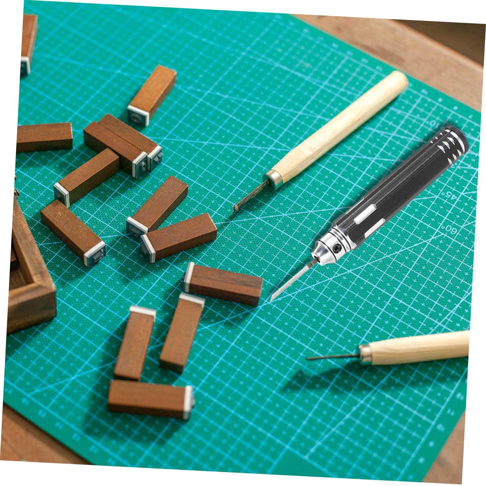 Multifunktions Schnitzmesser Satz aus Wolframstahl für Selbstgemacht Schnitzen und Modellbau 1 Satz Schneide und Schnitzwerkzeug für Scrapbooking und Modellbauer