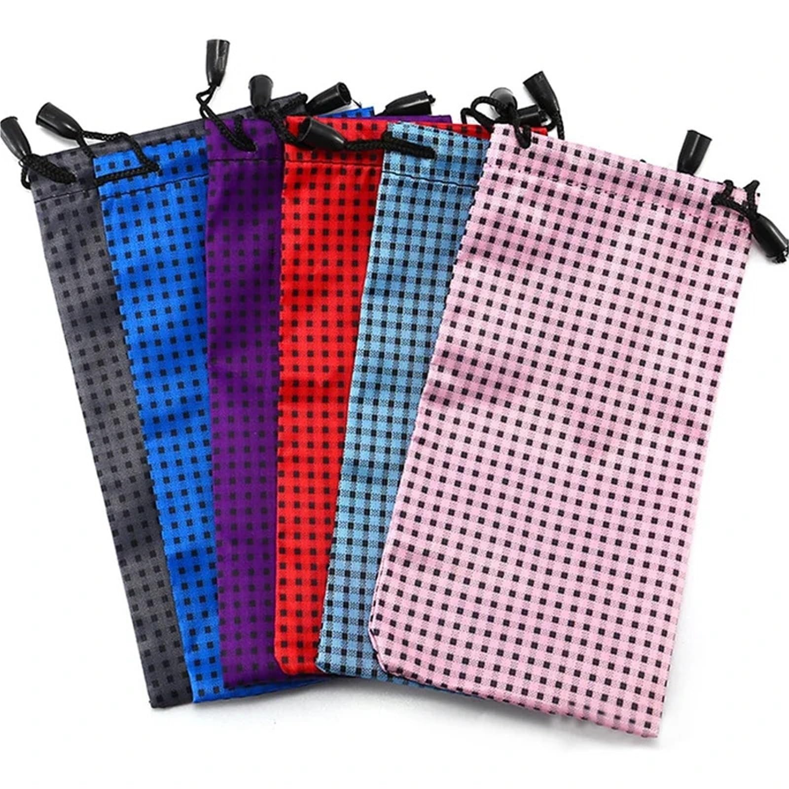Borsa Per Occhiali 10-100 pezzi Borsa for occhiali da sole in tessuto morbido e impermeabile, in microfibra, for riporre la polvere, custodia for occhiali