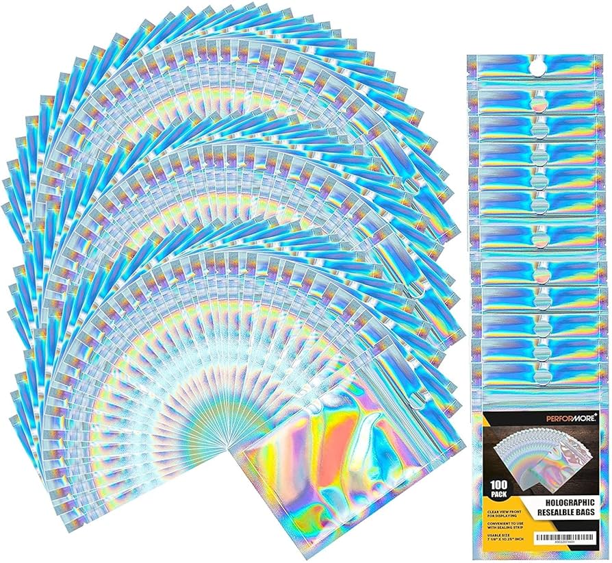 OPP袋 ryo Amazon.com: Performore 100-Pack 7x10 Inch Holographic