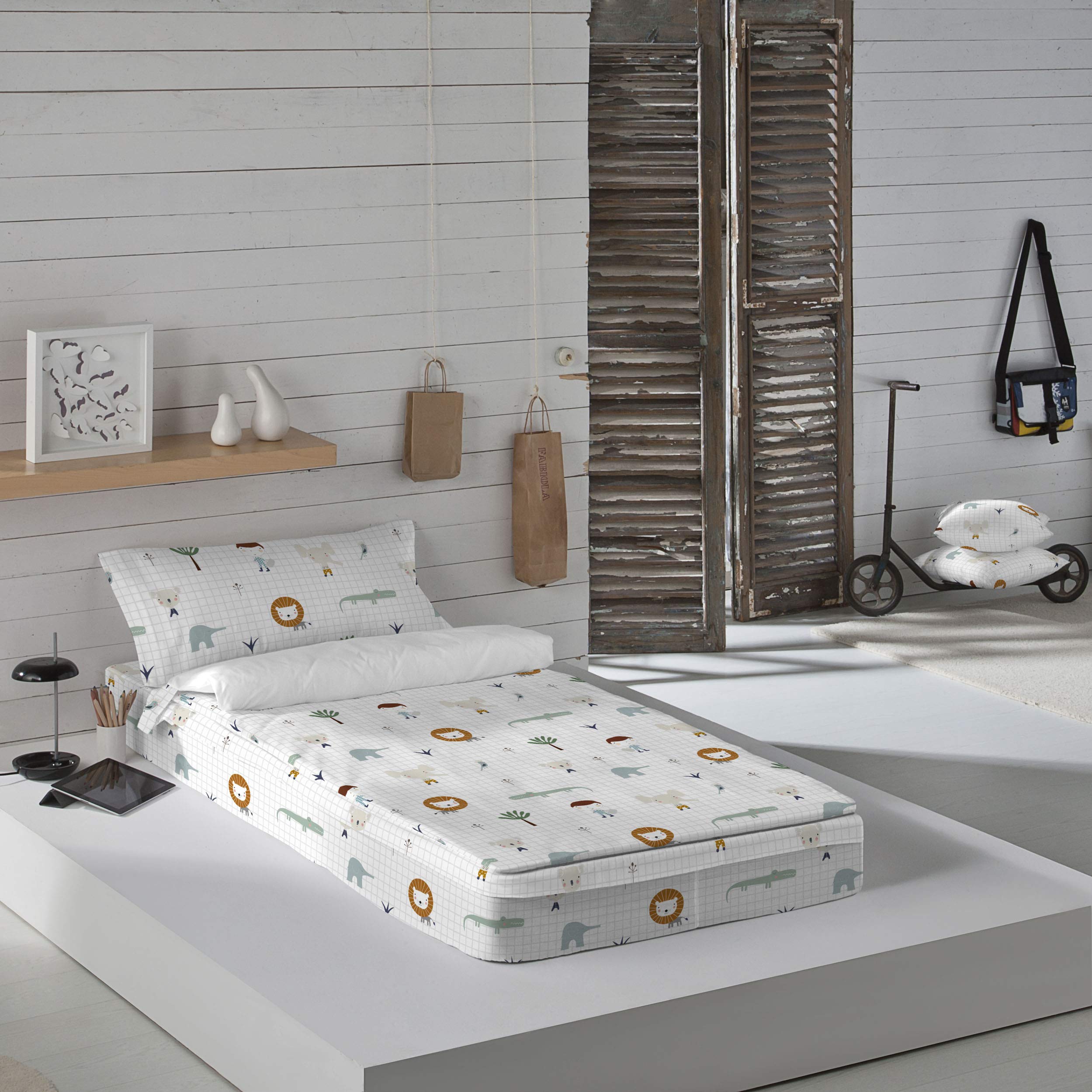 Saco Nórdico con Relleno Haciendo el Indio Jungle (90 x 190 cm) (Cama de 90)
