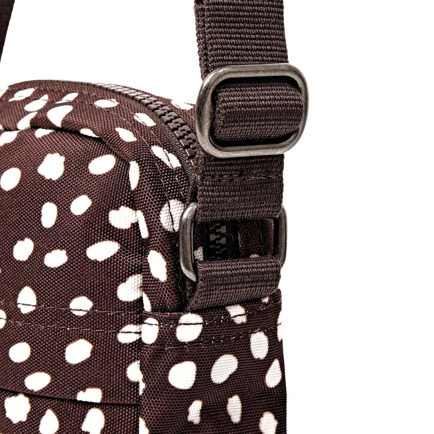 ROKA London Bond Borsa a Tracolla Tela Marrone Dot