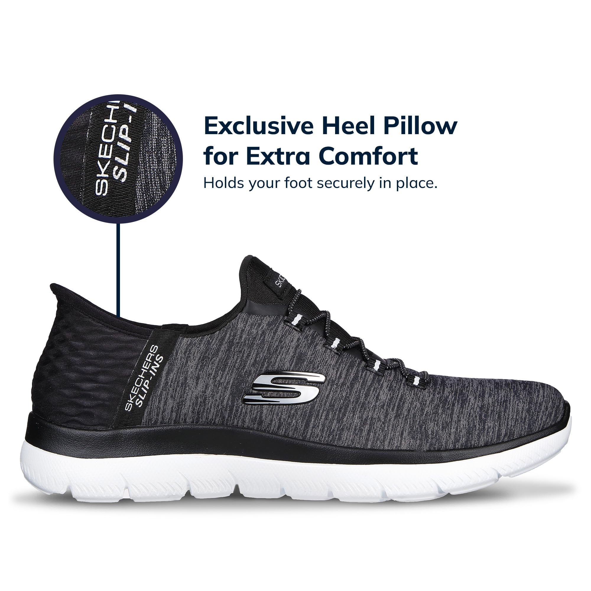 Skechers Women's Summits Dazzling Haze Hands Free Slip In Seakers