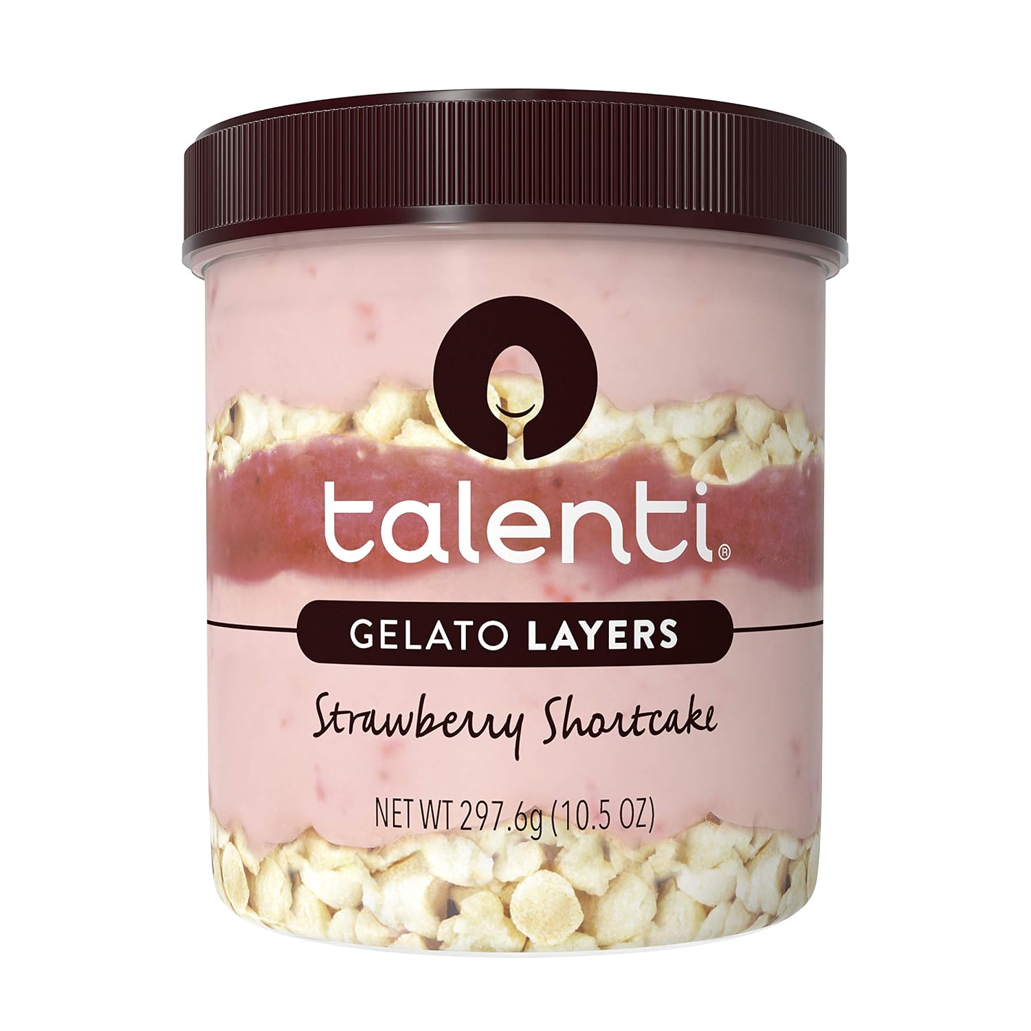 talenti Gelato Layers For a Delicious Frozen Dessert Strawberry Shortcake Made with Non-GMO Ingredients 10.5 oz