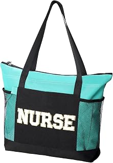 CNA Nurse Tote Bag Gift for Women with Zipper Pocket RN LPN Clinical Bags for Nursing Students