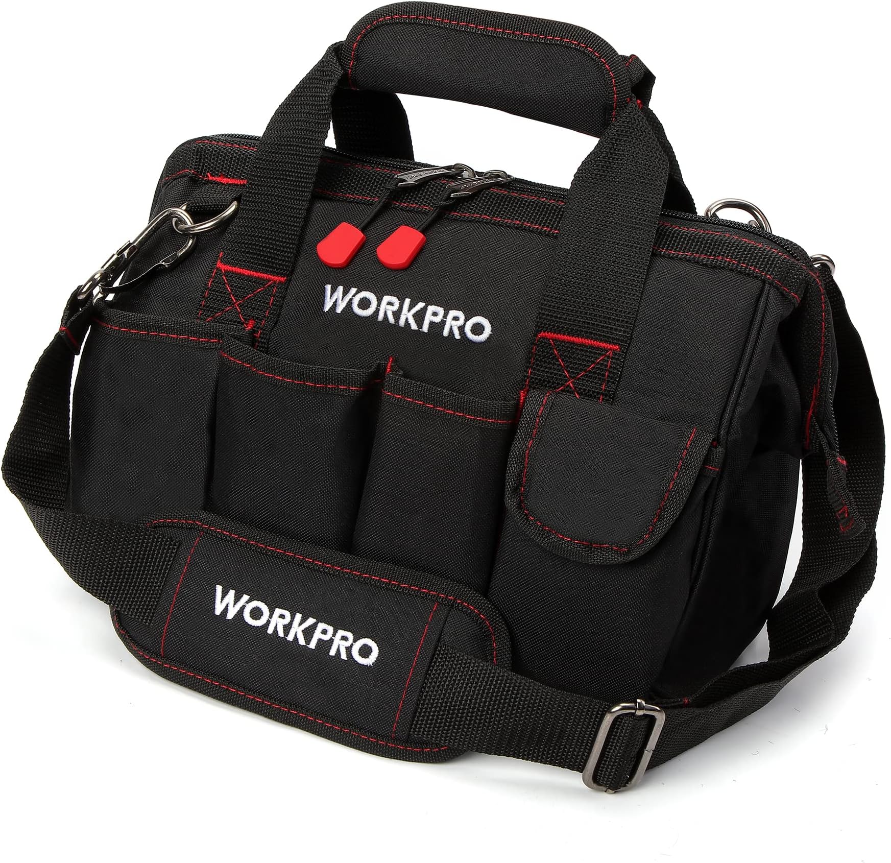 Bosch Borsa Porta Utensili Piccola In Nylon, Con Cerniera E Tracolla, Dimensioni 31x8x23 Cm, Tasche Multiple Per Attrezzi E Accessori