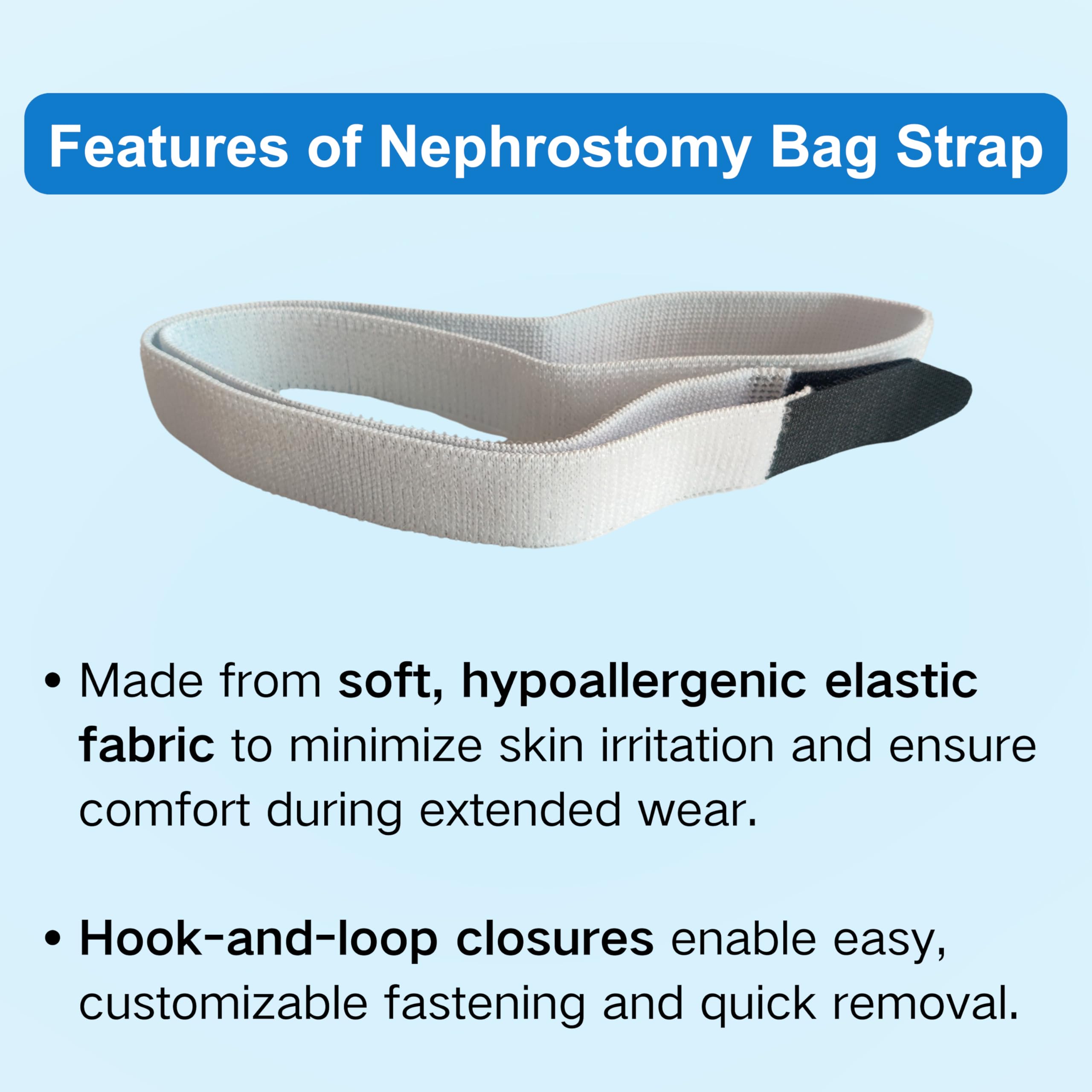 2-Pack 2.5cmx90cm Nephrostomy Bag Strap Holder | Abdominal Fixation product thumbnail 4