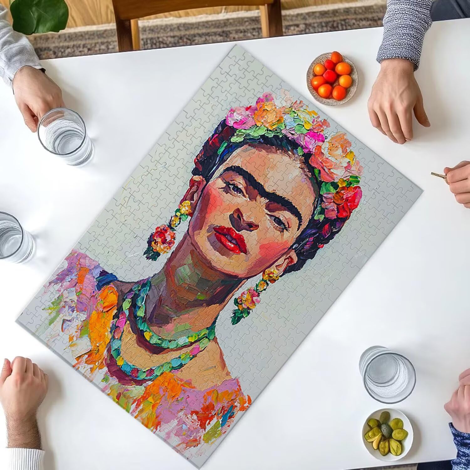 1500 Pezzi di Puzzle, Bellissima1500 Pezzi di Puzzle per Adulti, Regalo di Anniversario, Regalo di Natale, Decorazione Della Casa, Prevenzione Della Degenerazione Cerebrale Negli Anziani v-593