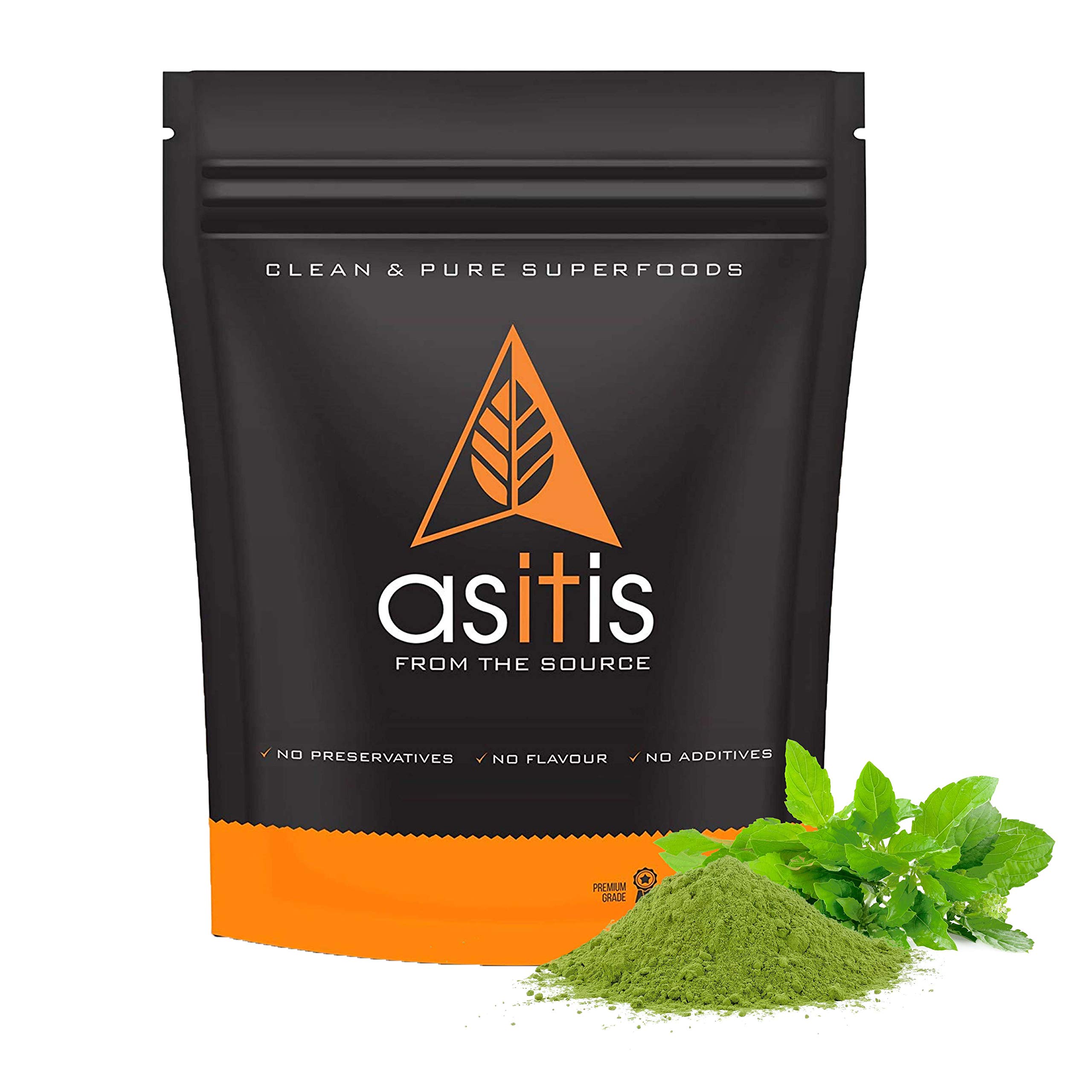 AS-IT-IS Tulsi (Basil) Powder - 250g | 100% Pure & Natural