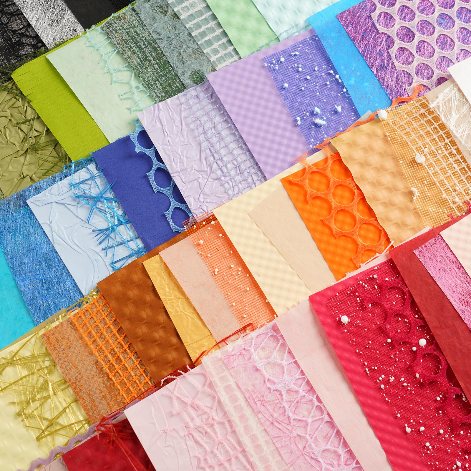 160 arkuszy teksturowanego papieru do scrapbookingu i tkaniny siatkowej, różne zestawy, 10 schematów kolorów, mieszane, ręcznie robione rękodzieło, specjalny papier do scrapbookingu, artykuły do
