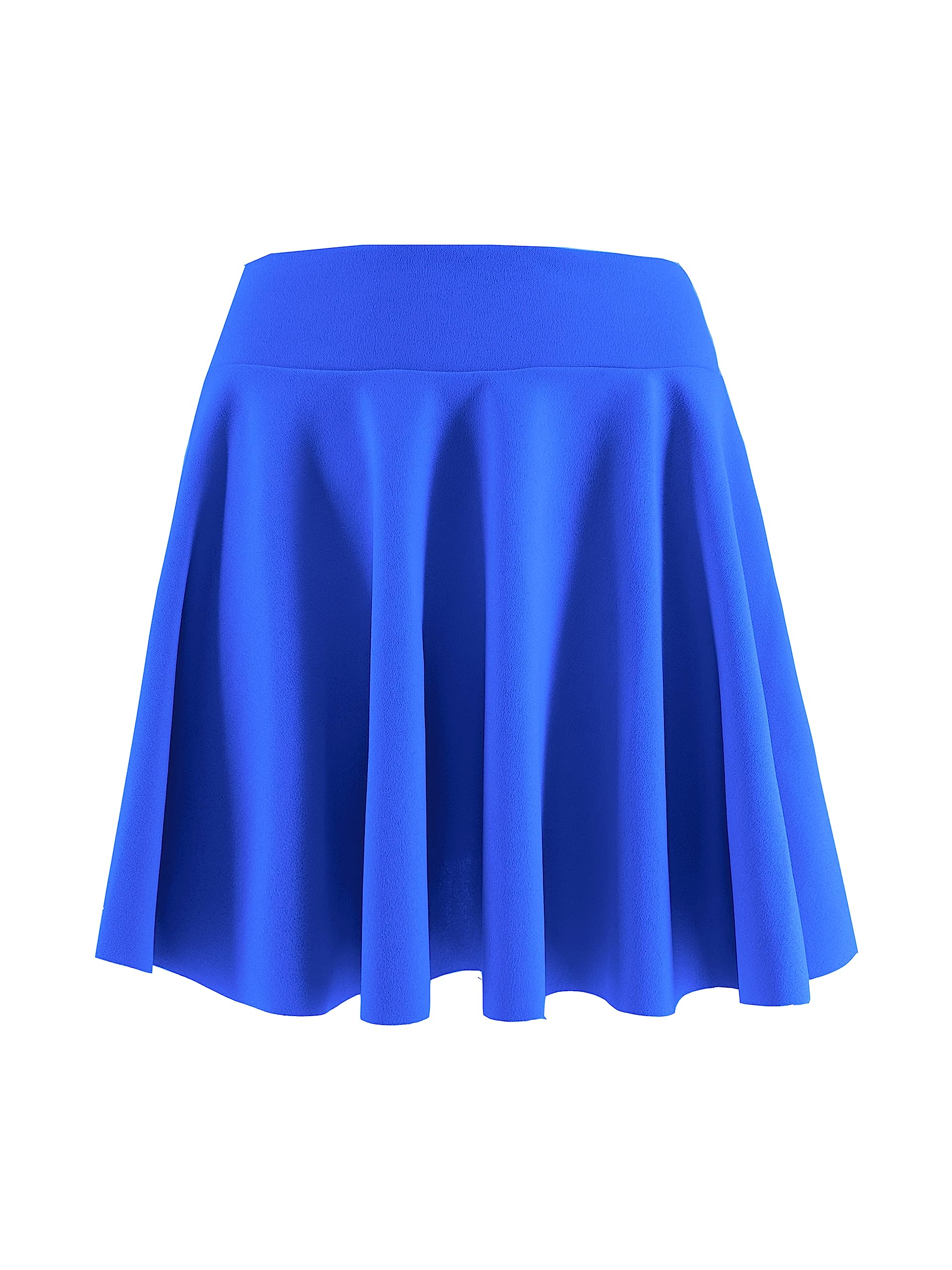JOPHY & CO. Falda plisada para niñas y jóvenes, midi, versátil, cintura elástica