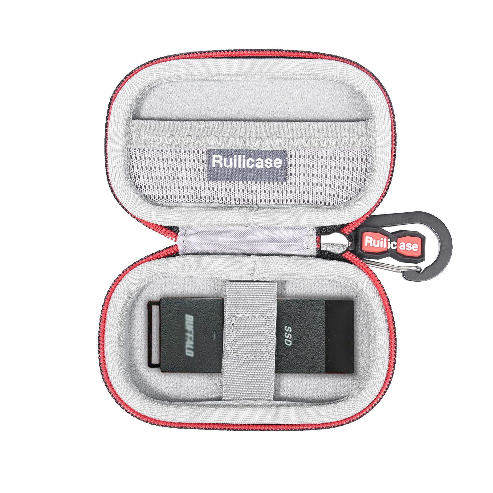 Ruilicase 収納ケース BUFFALO バッファロー 外付けSSD 1.0/2.0TB/500GB 超小型 SSD USB3.2 Gen2 対応(ケースのみ)