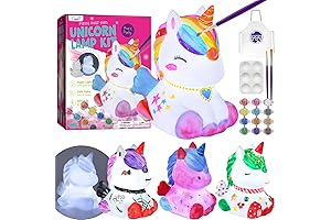 Paint Your Own Unicorn Lamp Kit - Arts and Crafts for Kids Ages 6-12