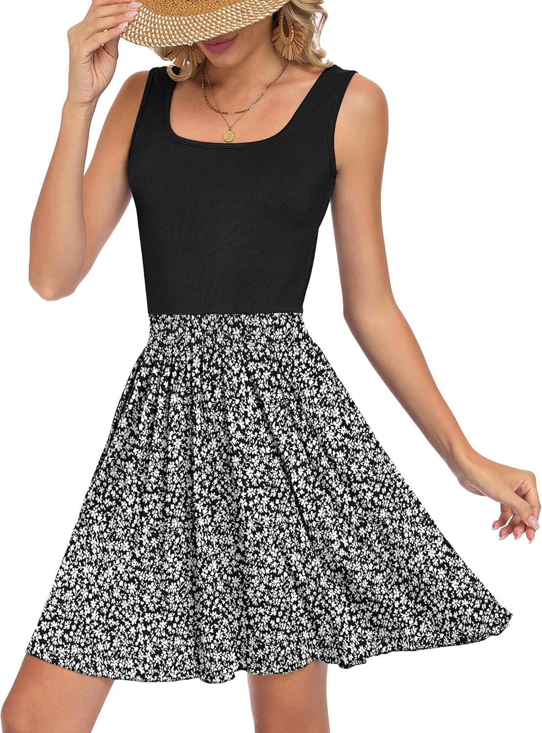WNEEDU Sleeveless Summer Dresses Women's Sexy Beach Tunisia | Ubuy