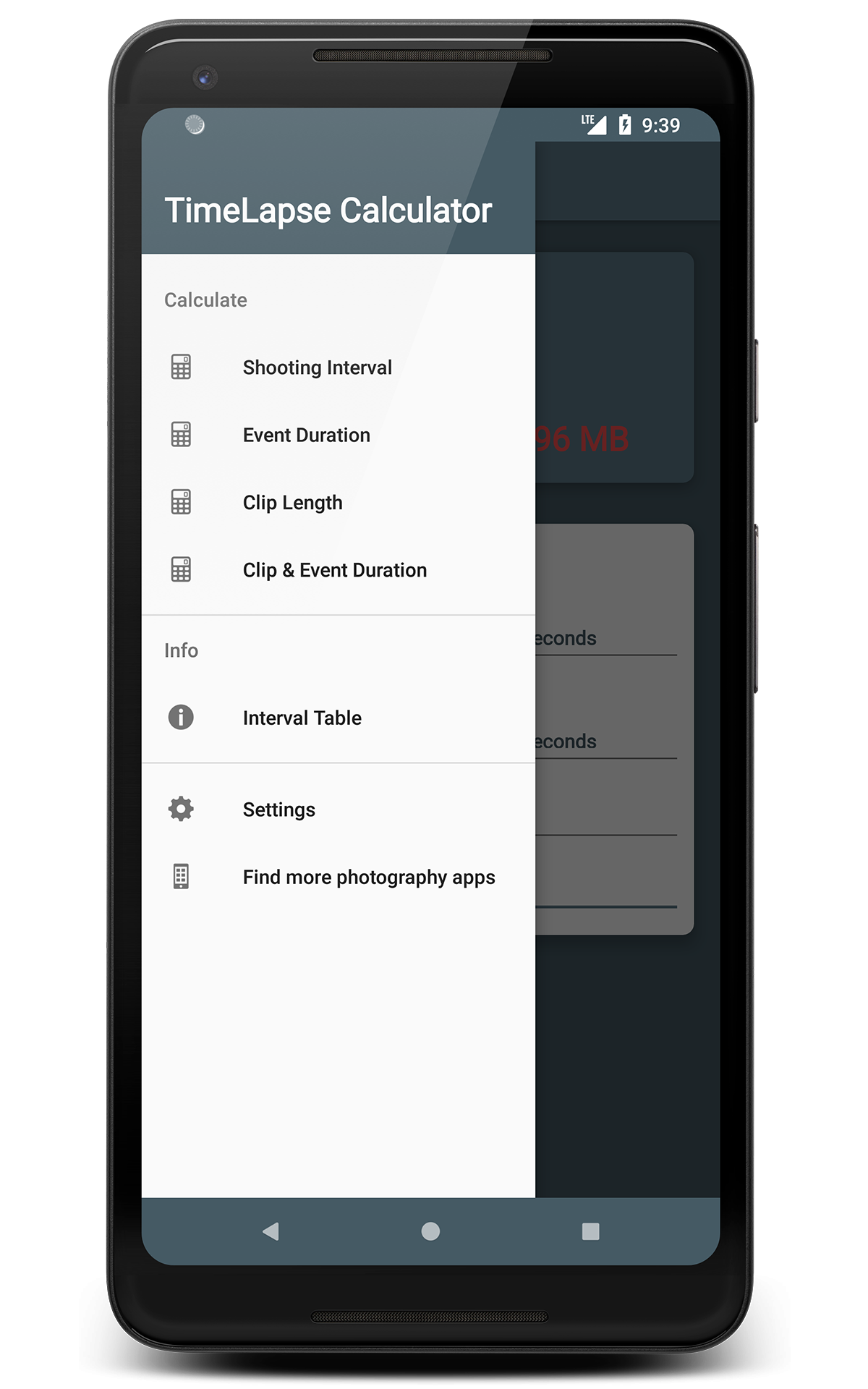 TimeLapse Calculator PRO App on Amazon Appstore
