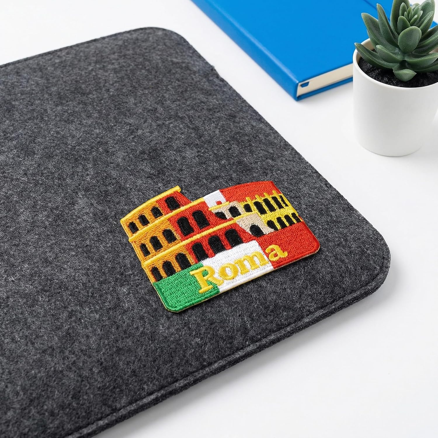 11PCS World Travel Embroidery Patches Iron On Applique Set Landmark Inspired Designs for Jackets Backpacks Hats DIY Clothing