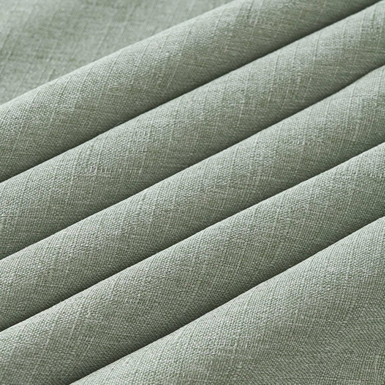 Mantel rectangular de poliéster para mesa de comedor, color verde