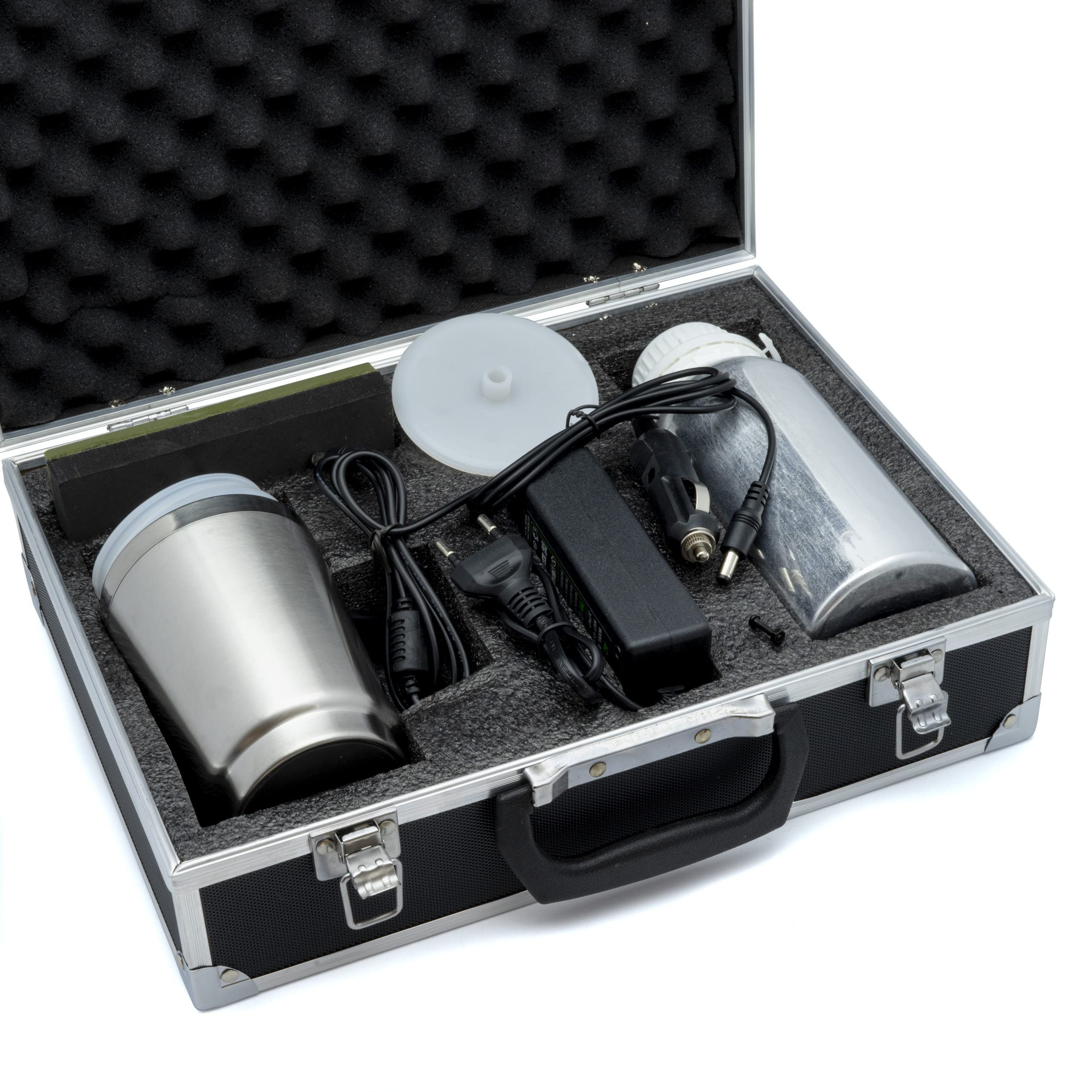 EinParts Kit Profesional de restauración de Faros de Coche en una Maleta