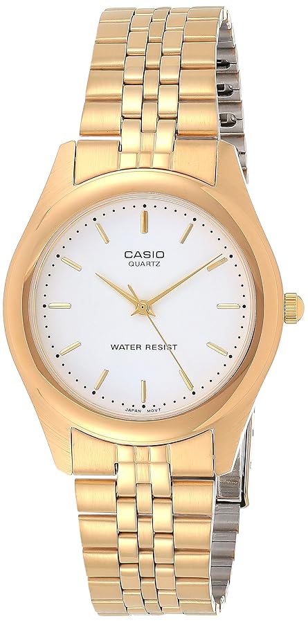 CASIO MTP-1129 N-7ARDF � Orologio, Orologio da polso, acciaio inox, oro,  Acciaio Inox, Oro, minerale : Amazon.it: Moda