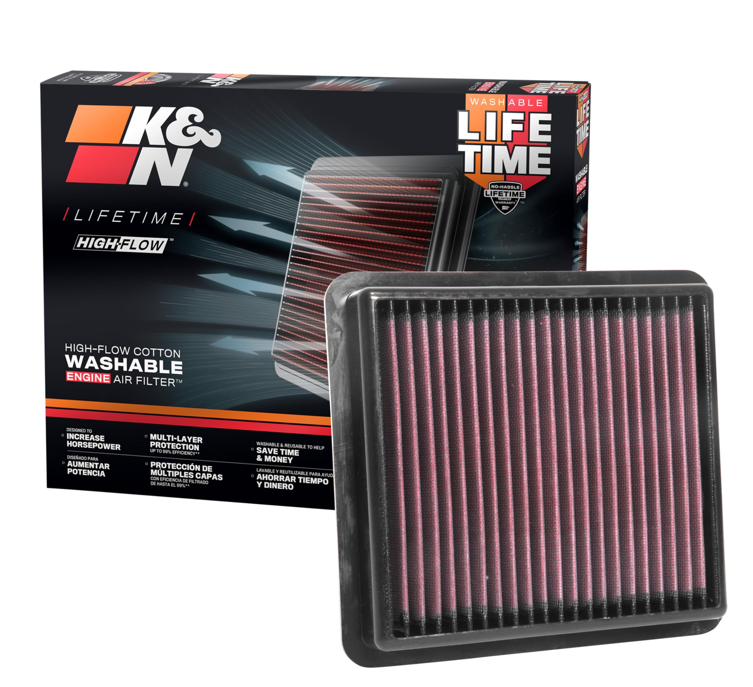 K&Nエアフィルター　E-2350 K&Nエアフィルター E-2350 KN Replacement Air Filter (E-2350)