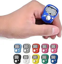 Contador de Dedo Digital Eletrônico Profissional Para Esporte, Corrida e Natação, Cronômetro Acessório Esportivo Para Corrida, Academia, Fitness, Atletismo