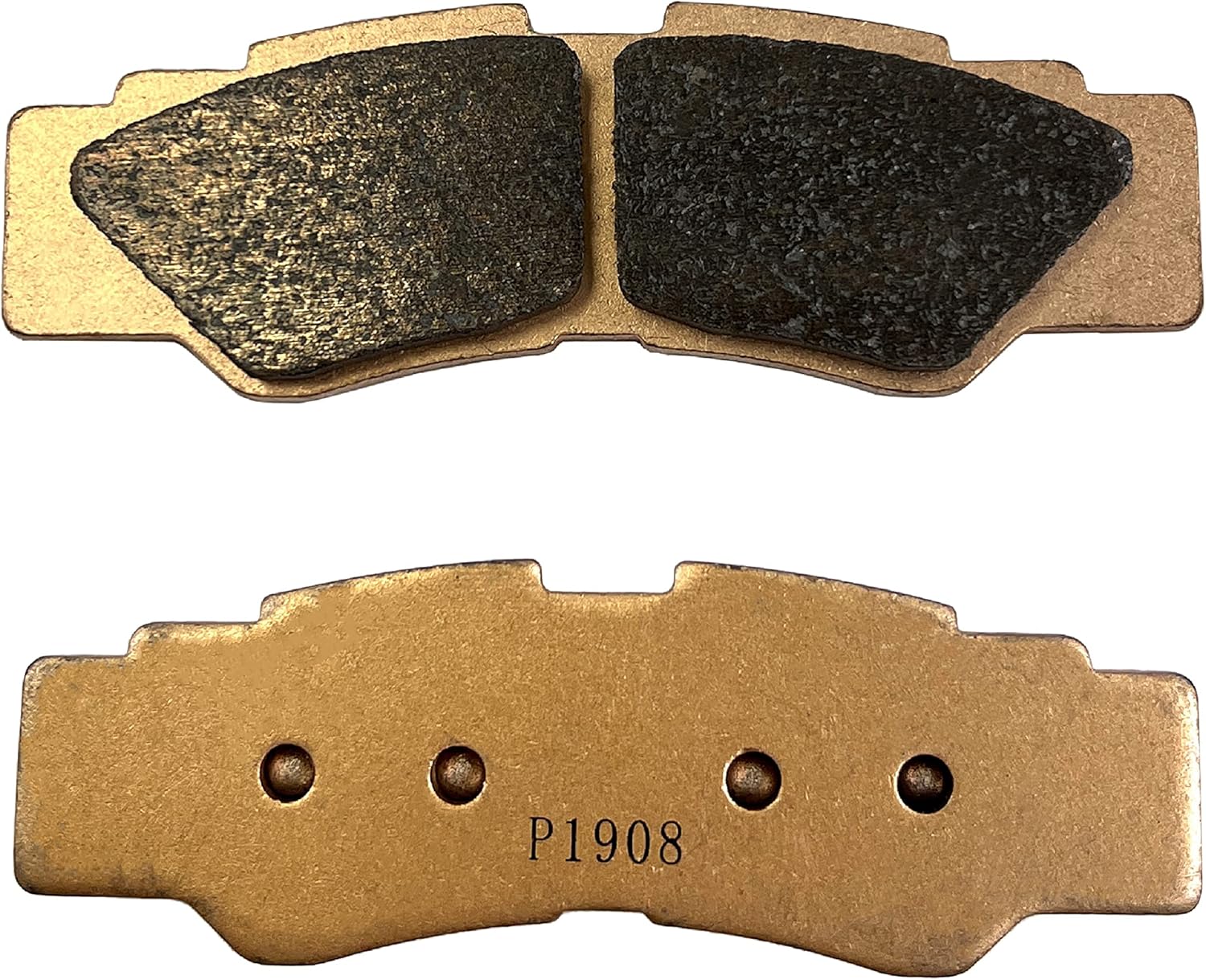 Demon Powersports Rear Left/Right Sintered Brake Pads for Yamaha YXZ 1000R/Wolverine RMAX2/X4, Sintered Metallic Material For Better Grip, Reduced Brake Fade (See Fitment Details in Description)