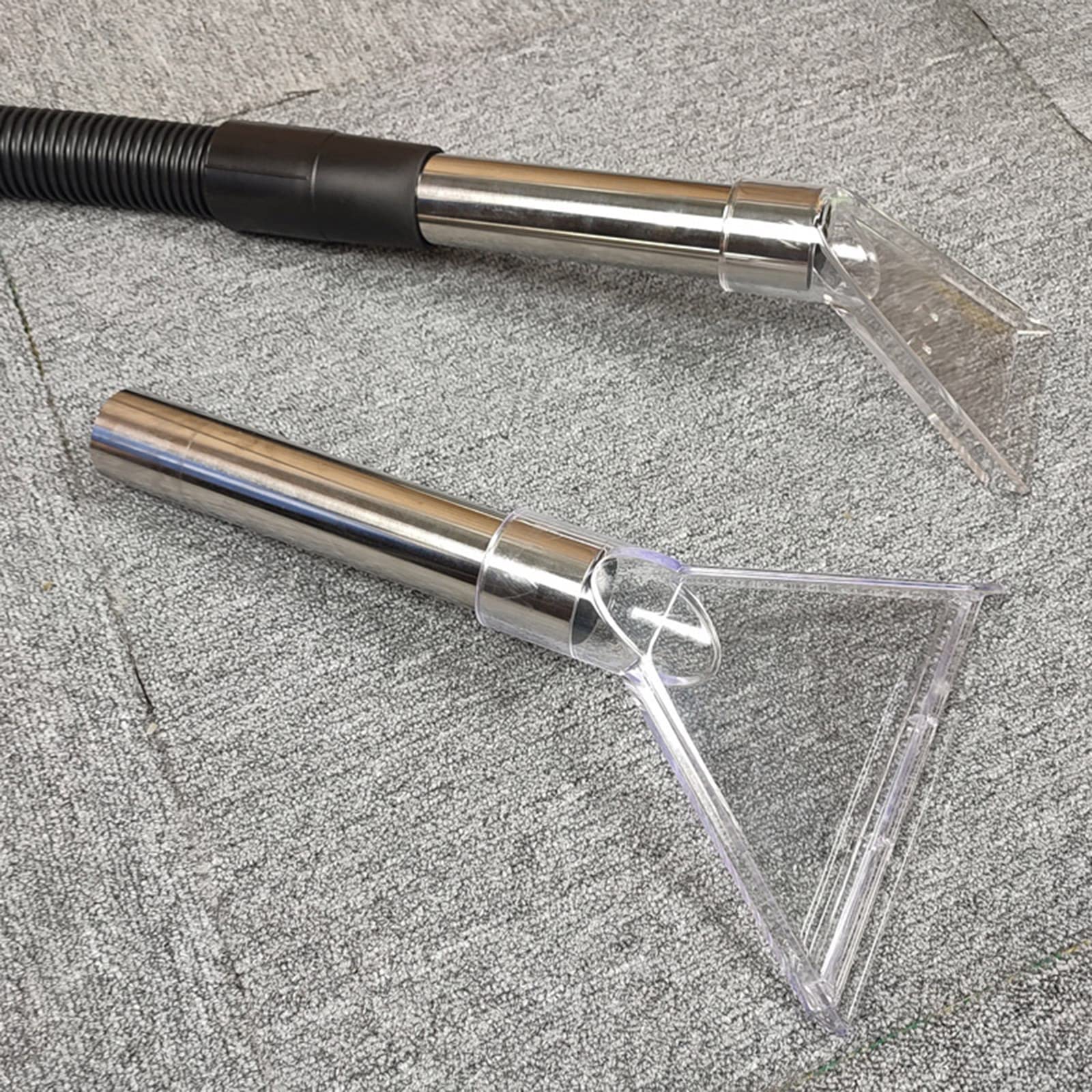 JzcsdkSIL Wet/Dry Vacs Vacuum Accessories Carpet and Hard Floor Nozzle Shop Vacuum Attachment 38mm Vacuum Attachment, Silver