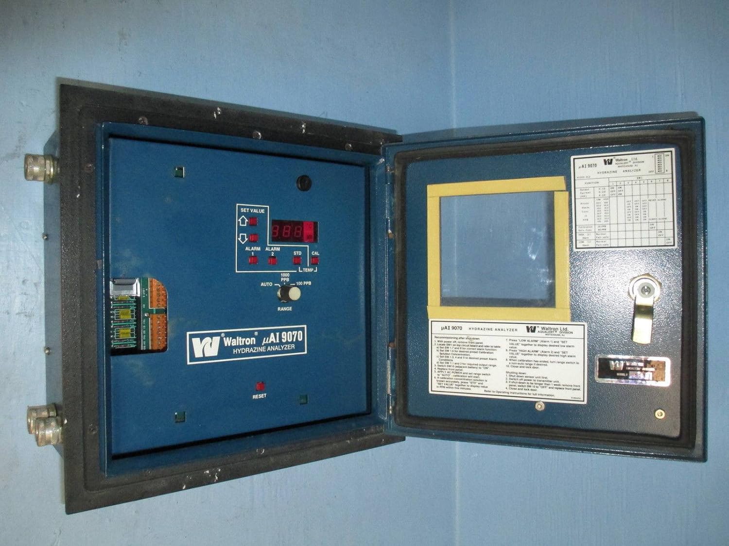 uAI 9070 Hydrazine Analyzer Aqualert K2014-419B Display Interface Tester