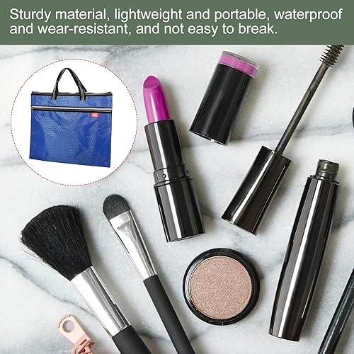 Miniatura 4 de YOKIVE Bolsa impermeable con cremallera, bolsa de almacenamiento para libros de documentos, bolsa organizadora de herramientas, ideal para la