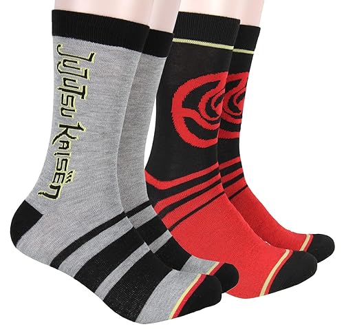 Jujutsu Kaisen Socks Jujutsu High Crest Logo 2 Pack Adult