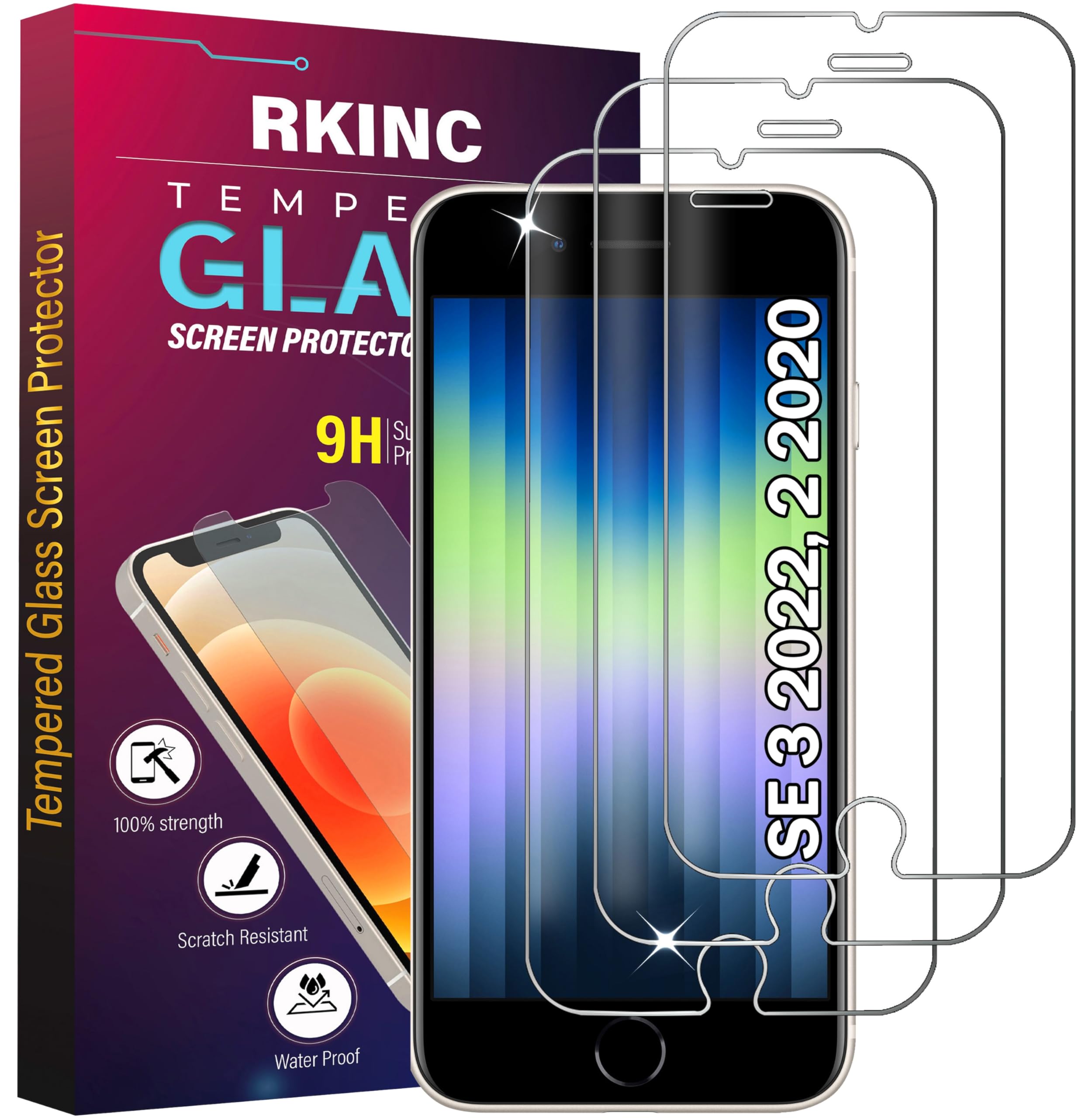 Pellicola Protettiva IPhone SE 3/2/8/7 Vetro Temperato Spigen Per - Foto 6