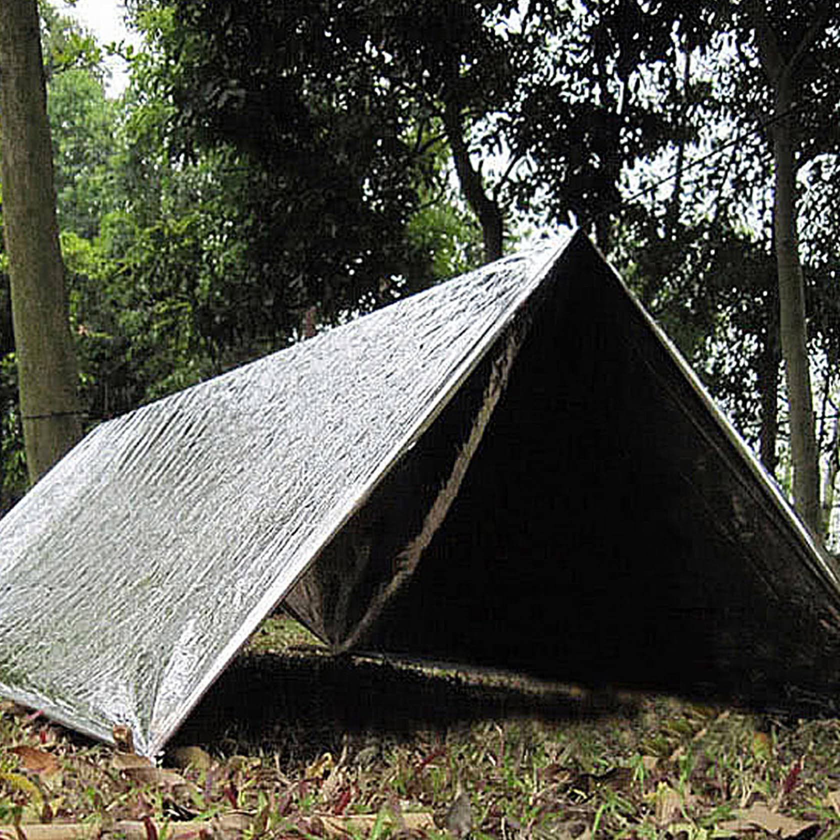 Jualyue 3Pcs Green House Plastic Covering 5x7ft Reflective Greenhouse Plastic Sheeting Tear-Resistant Emergency Blanket for Plants Grow Room Camping Simple Tent