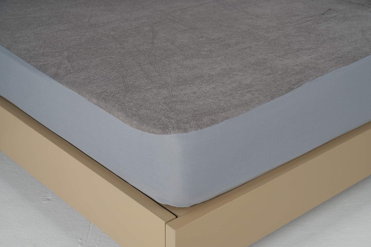 Buy Duroflex Queen Size Cotton Blend Mattress Protector (Grey, 78 X 60