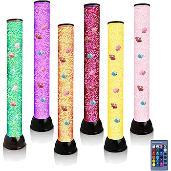 sensory led bubble tube with fake fish