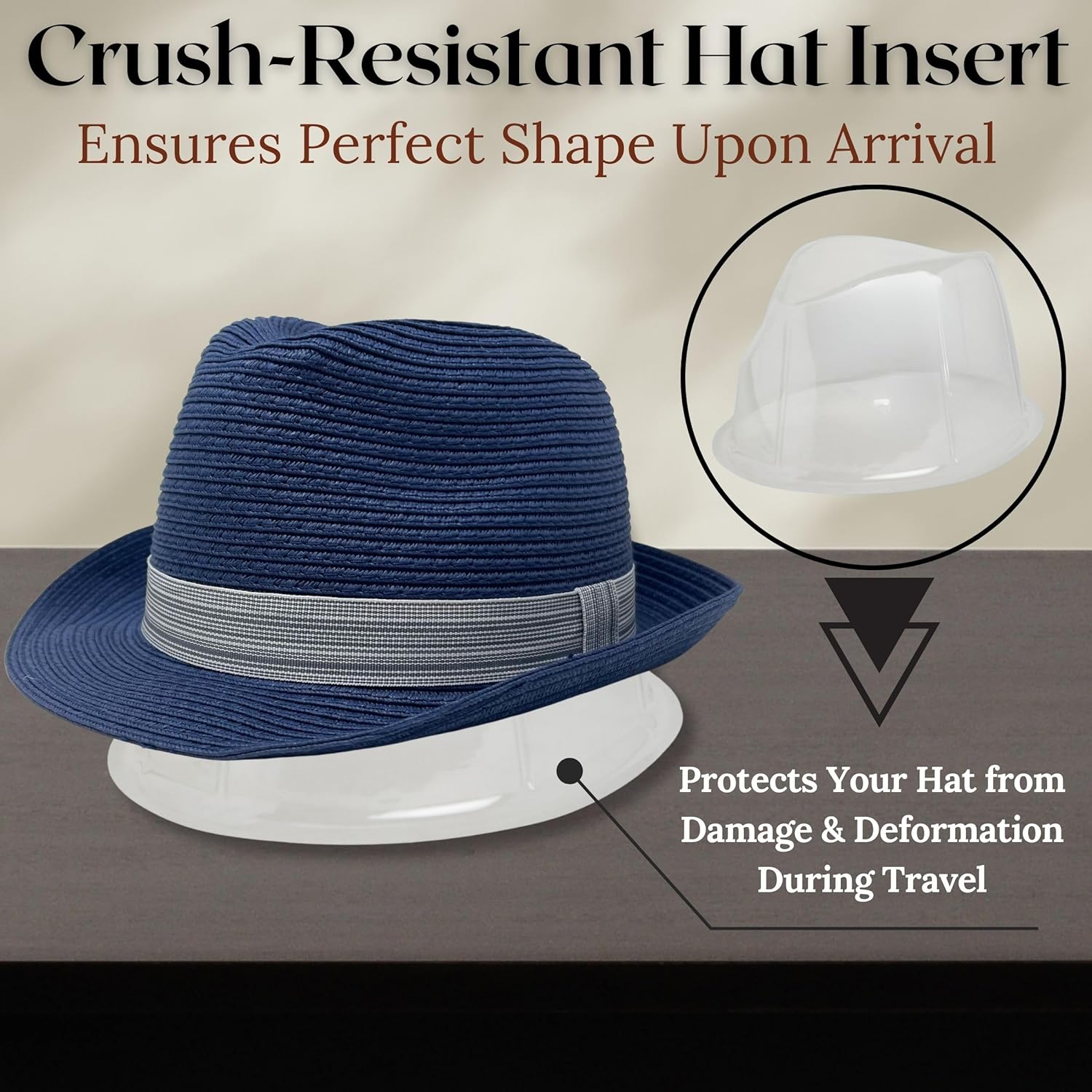 Funky Junque Straw Fedora Hat Beach Summer Short Brim Packable Sun Trilby Unisex UPF 50+ - Image 7