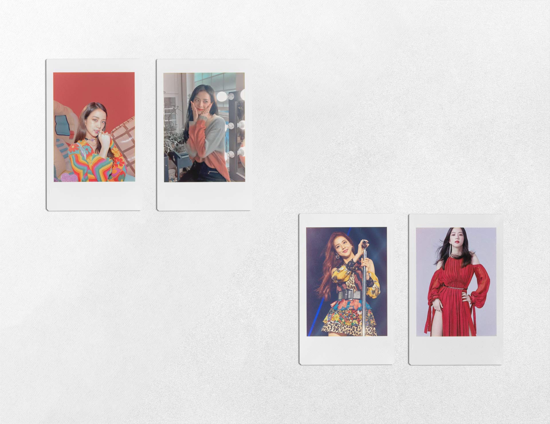 Kpopstore Blackpink Polaroid Photo Card | JISOO Jennie Lisa Rose Edition | Set of 36 Card (JISOO Edition)