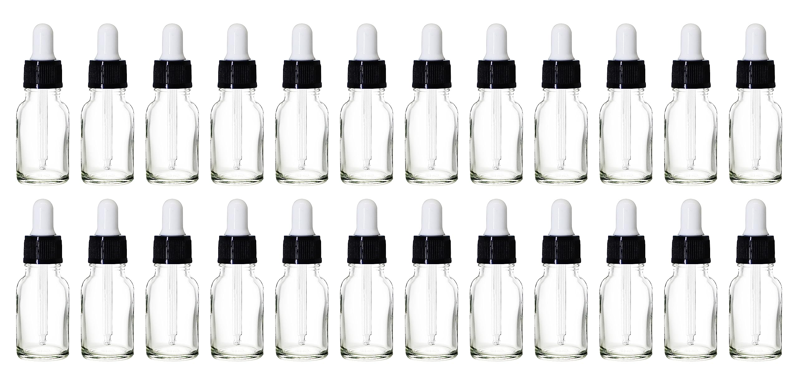 nsb herbals 15 ML Clear/Transparent Round Empty Glass Bottle + Glass Dropper + Black Ring + White Silicone Teat, Refillable, Reusable, Leak Proof for Perfumes (Pack Of 6)-picture-24