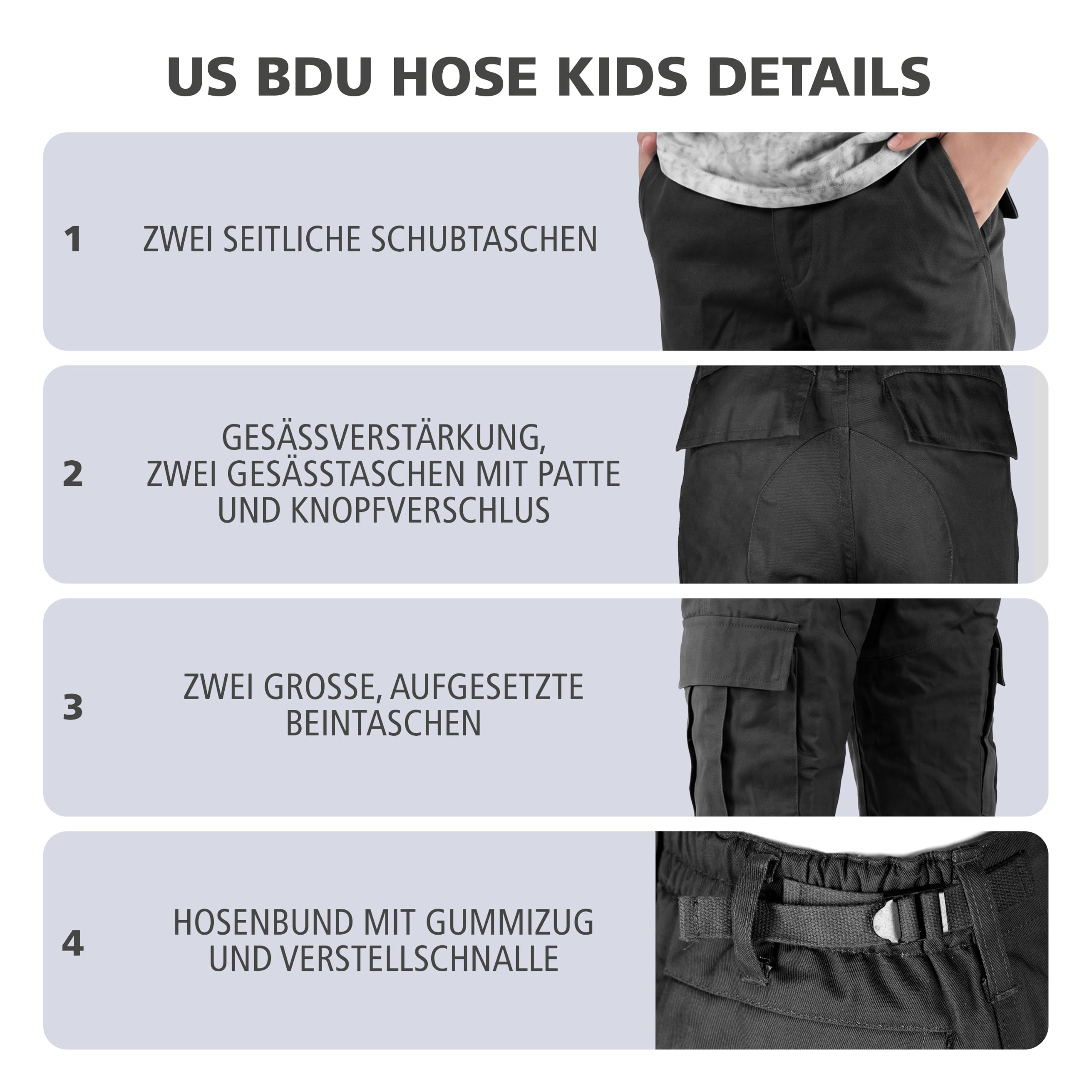 Mil-Tec Us BDU Chaqueta Unisex niños