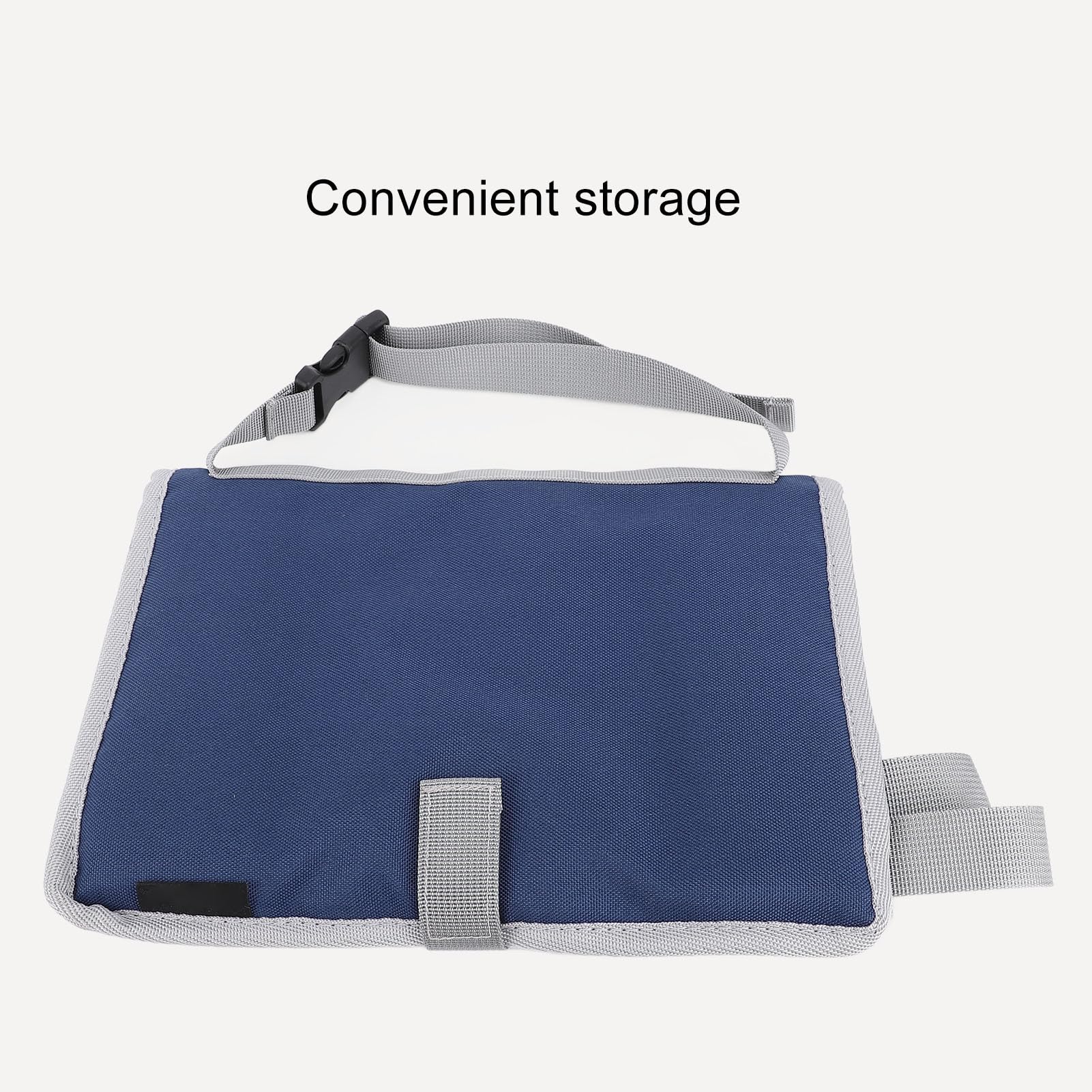 Foldable Airplane Tray Cover with Pockets, Portable Toddler Travel Table Tray Toy Organizer Bag for Kids and Adults, Large Size, Easy to Clean, Entertainment On Plane or Train