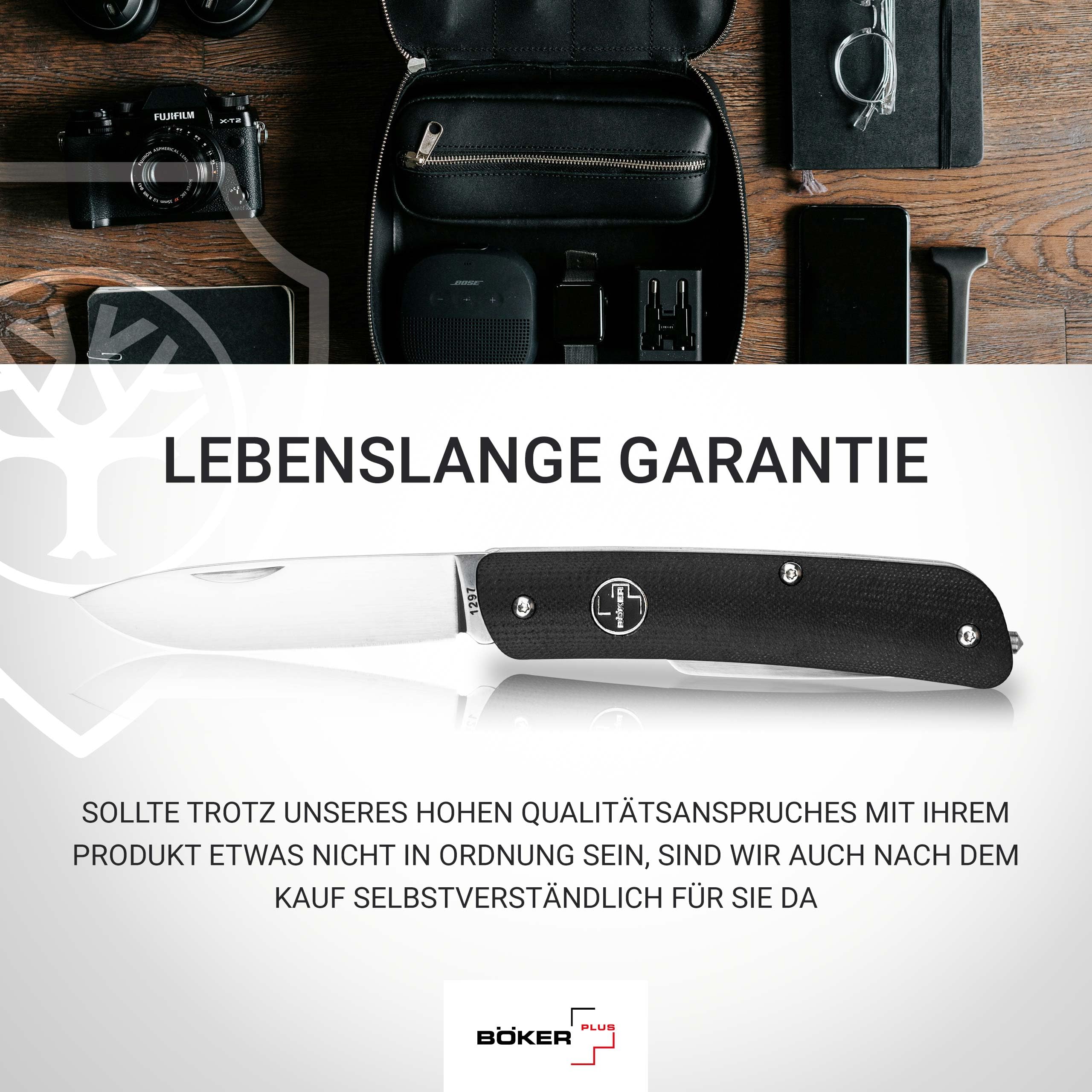 BÖKER PLUS® Tech Tool Fork - klappbares Camping-Besteck mit Gabel, EDC Multitool für Outdoor