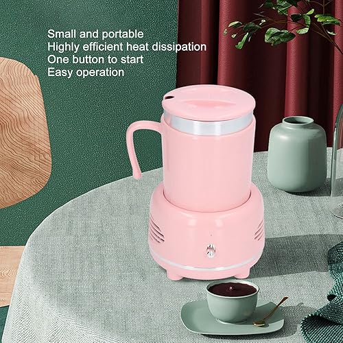Miniatura 3 de Calentador de tazas, enfriador de café, calentador de escritorio, calentador de taza inteligente para automóvil, listo en 1 minuto, taza de