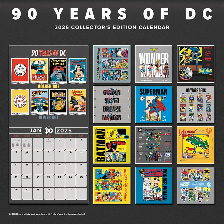 amazon-com-justice-league-calendar-2025-deluxe-2025-dc-comics-collector-s-edition-wall-calendar-bundle-with-decals-and-over-100-calendar-stickers-superman-wonder-woman-batman-gifts-office-supplies-office-products