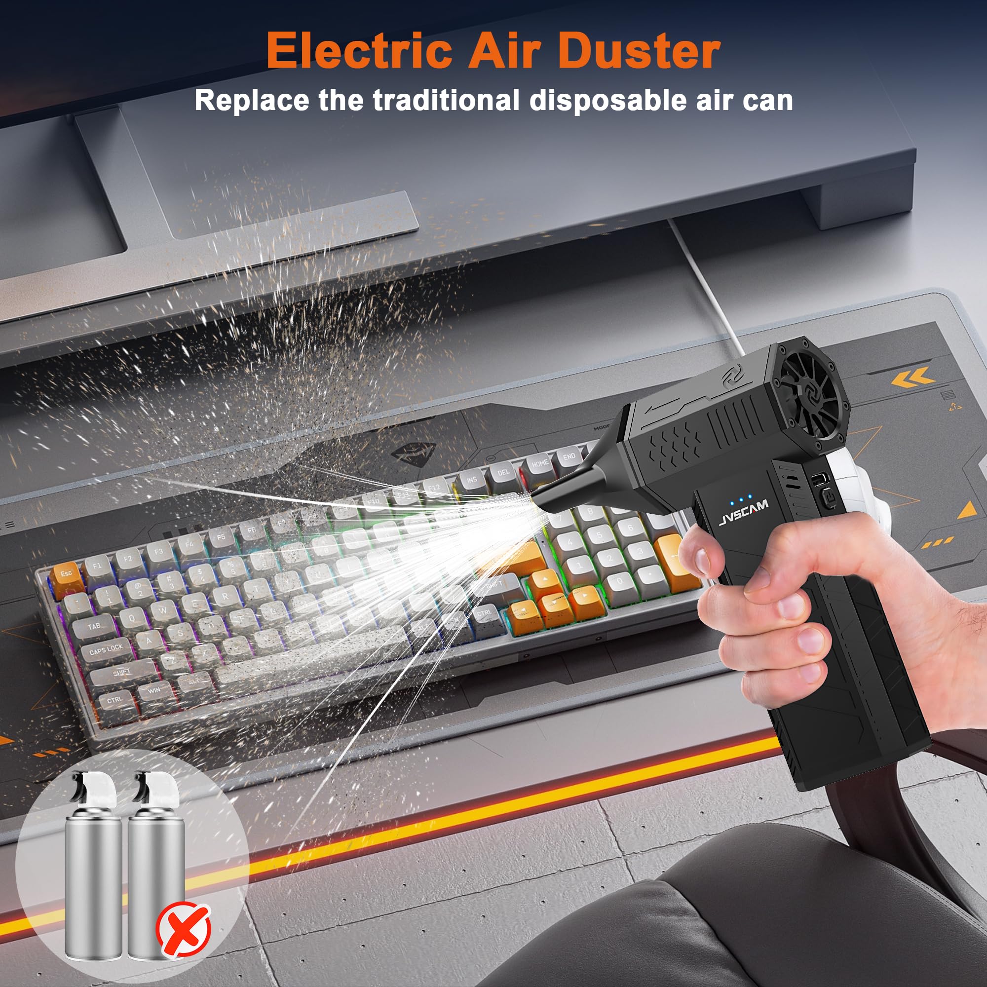 Powerful Electric Air Duster - 130000 RPM -3
