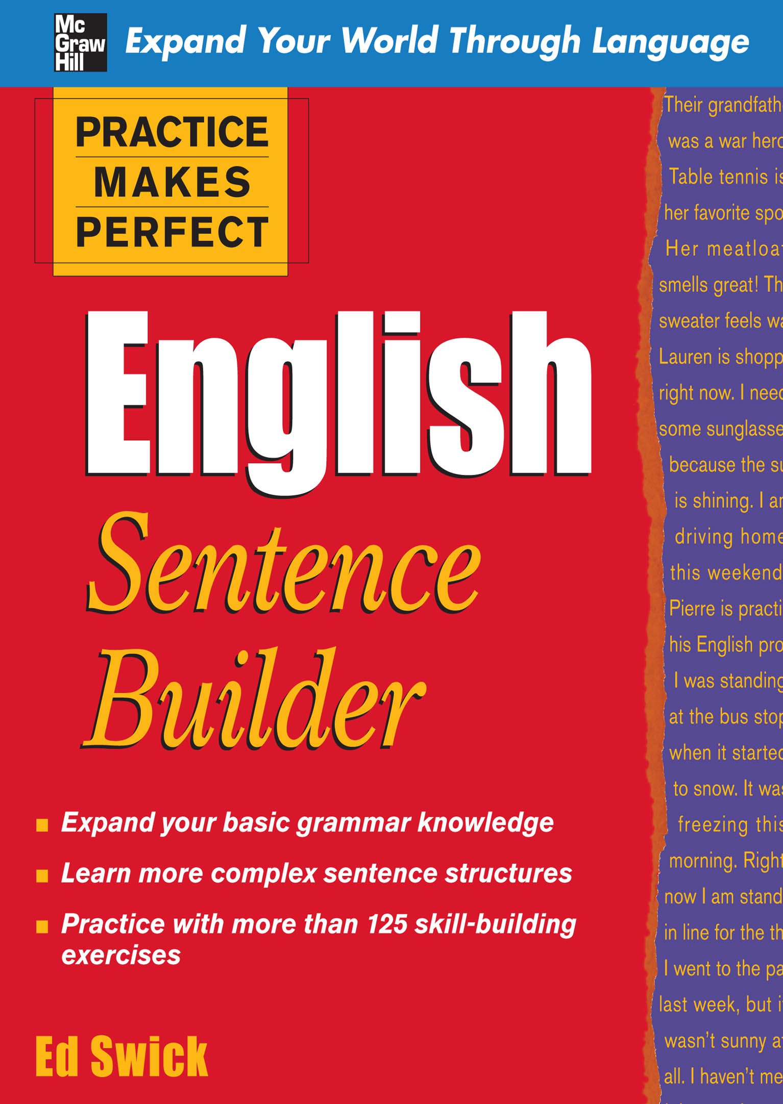 Practice Makes Perfect English Sentence Builder (Practice Makes Perfect Series)