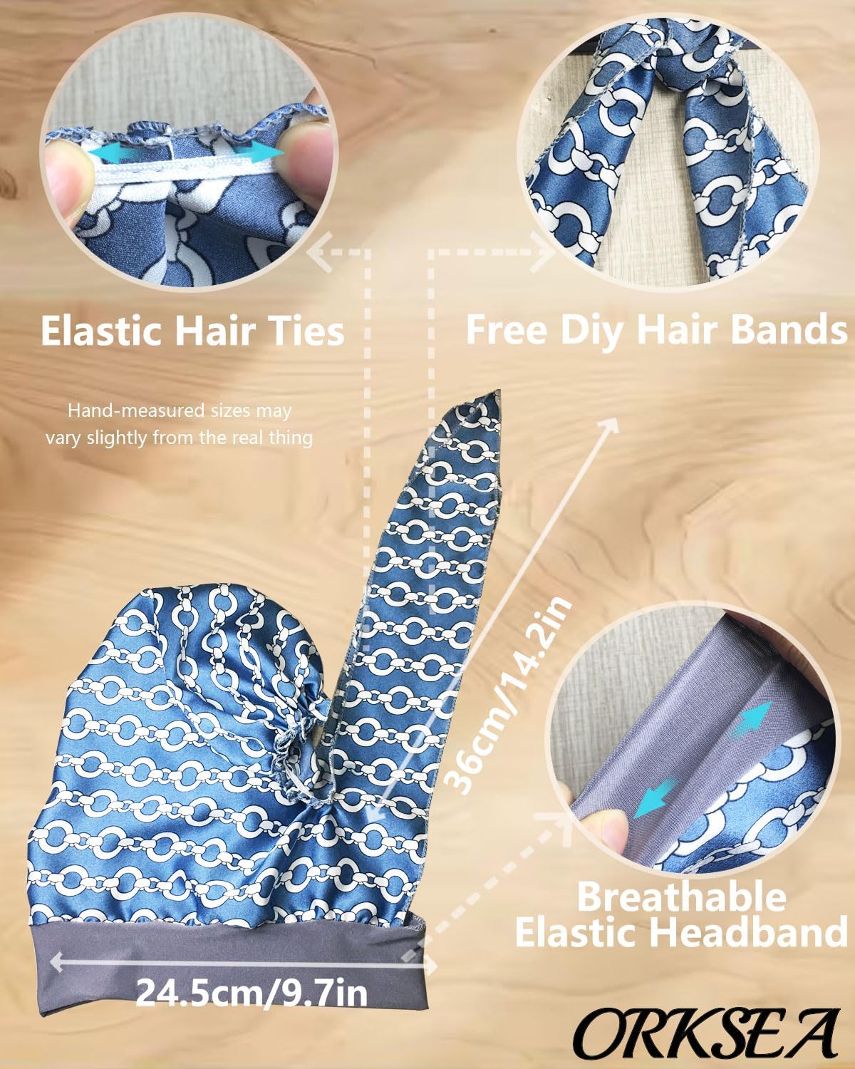 Chemo Headwear for Silky Women Head Scarf Coverings Scarves image 4