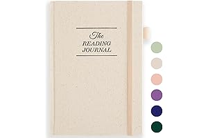 JUBTIC Reading Journal: Track and Review Your Reading Journey