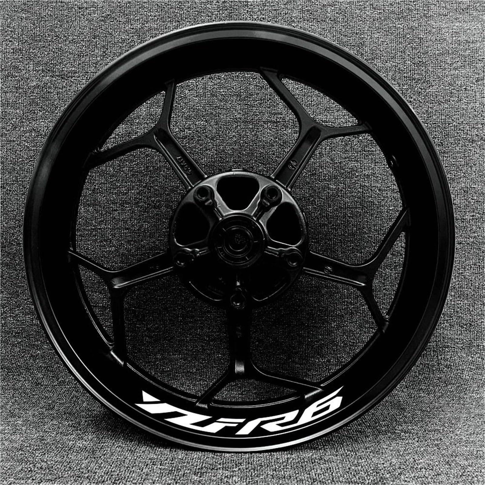 Wheel Stickers Motorcycle Rims Wheels Stickers for YZF R6 YZF-R6 YZFR6 17 Inch Wheel Reflective Waterproof Strips Decals Rim Reflective Decal