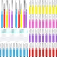 Vista 1 de 300 piezas cepillos interdentales para aparatos dentales, cepillo de 6 tamaños suave y flexible para limpieza, cepillo dental de palillo de dientes