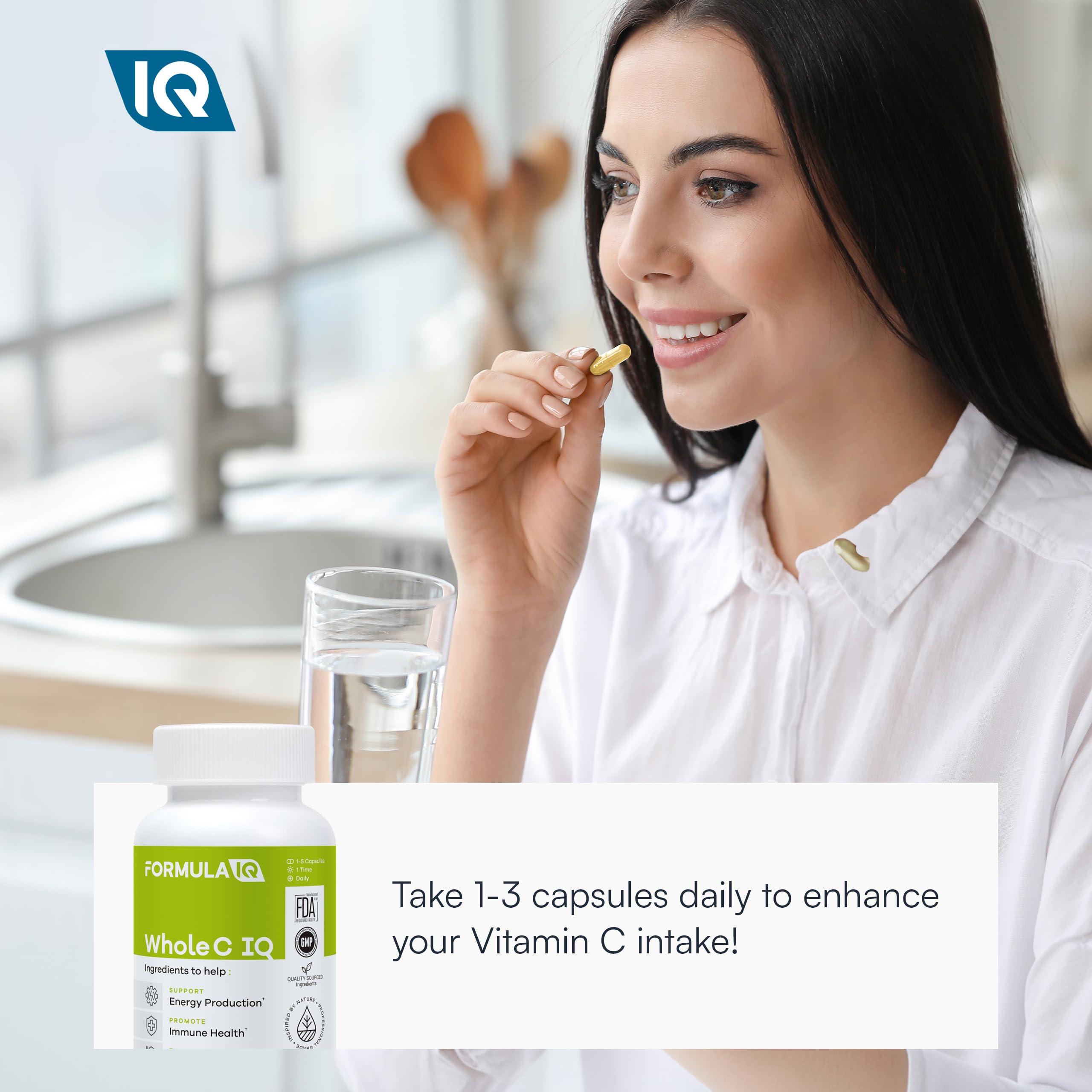 FIQ Formula IQ Whole C IQ Natural Vitamin C Supplements, 90 Capsules — Amazon image 6