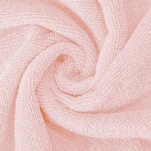 Miniatura 4 de Oakias Juego de 2 toallas de baño de 21.16 ozyd, tamaño extragrande, de 35 x 70 pulgadas, 100% algodón hilado en anillo, suave y de secado rápido,